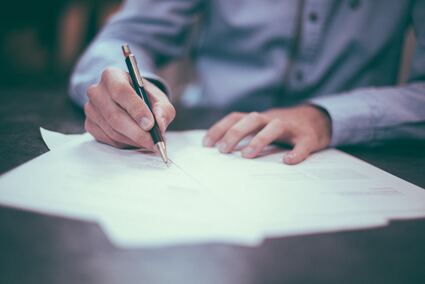 many signing documents